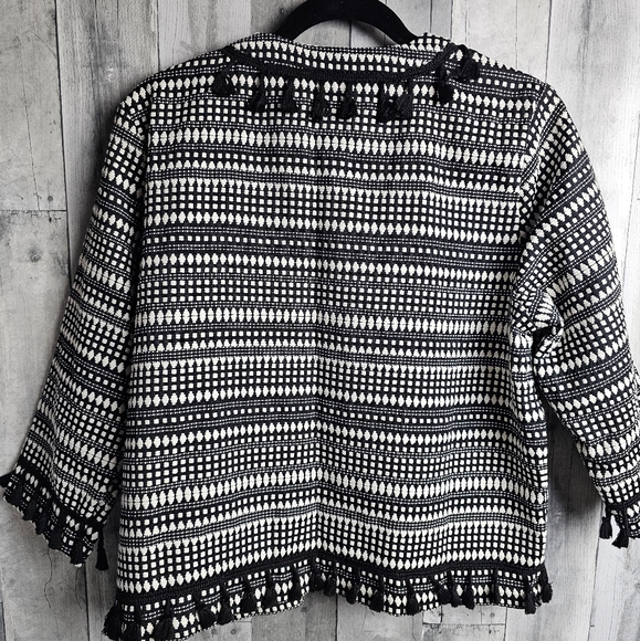 August Moon Tweed Tassle Jacket XL - Picture 6 of 8